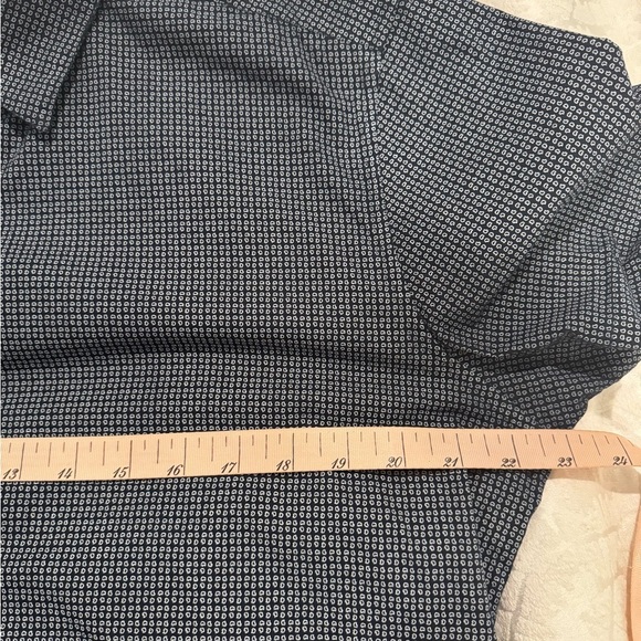 Theory Zack s trace print button down short sleeve Shirt cotton - Picture 5 of 8